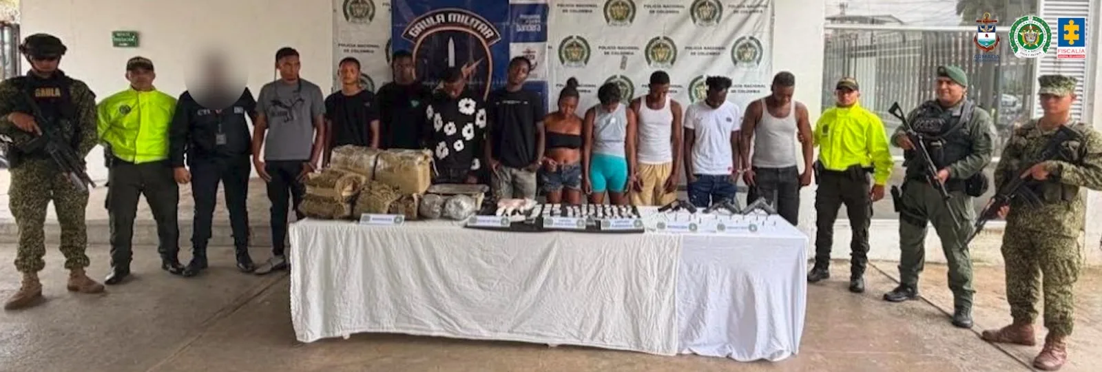 Operación contundente: Diez capturados del grupo delincuencial 'Los Olímpicos'