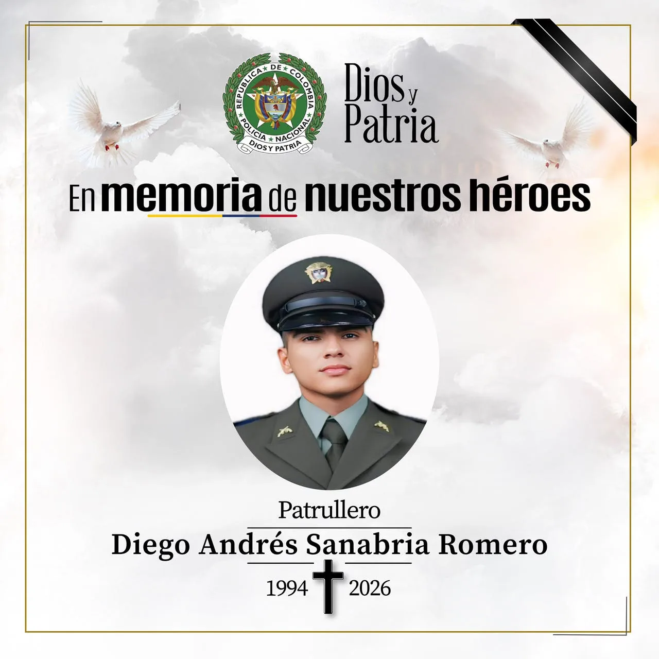 Atentado armado en zona rural de Tuluá deja un policía muerto y otro herido